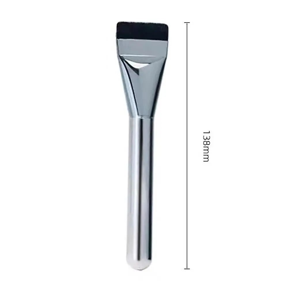Flat Head Foundation Brush – Ultra-Thin Nylon, No Trace