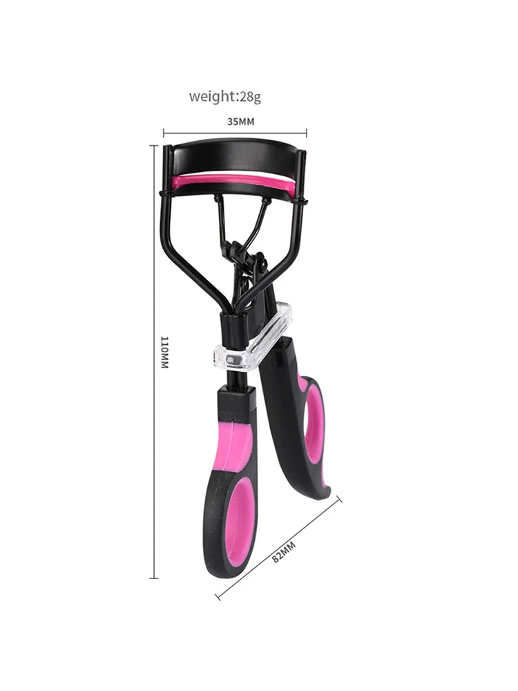 Ouriner Dual Color Eyelash Curler & Brow Trimmer + 10 Refills Eyelash Curler Tool PRIMED 1 PCS