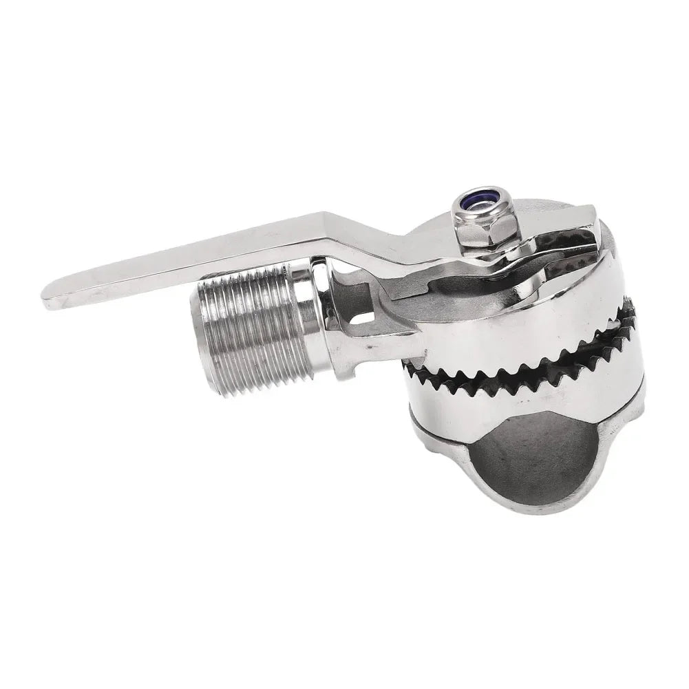 Marine VHF Ratchet Rail Antenna Mount 316 Stainless Steel Antenna Rail Mount PRIMED