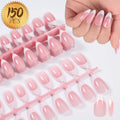 150pcs Almond French Press-On Nails | Full Cover False Nail Tips