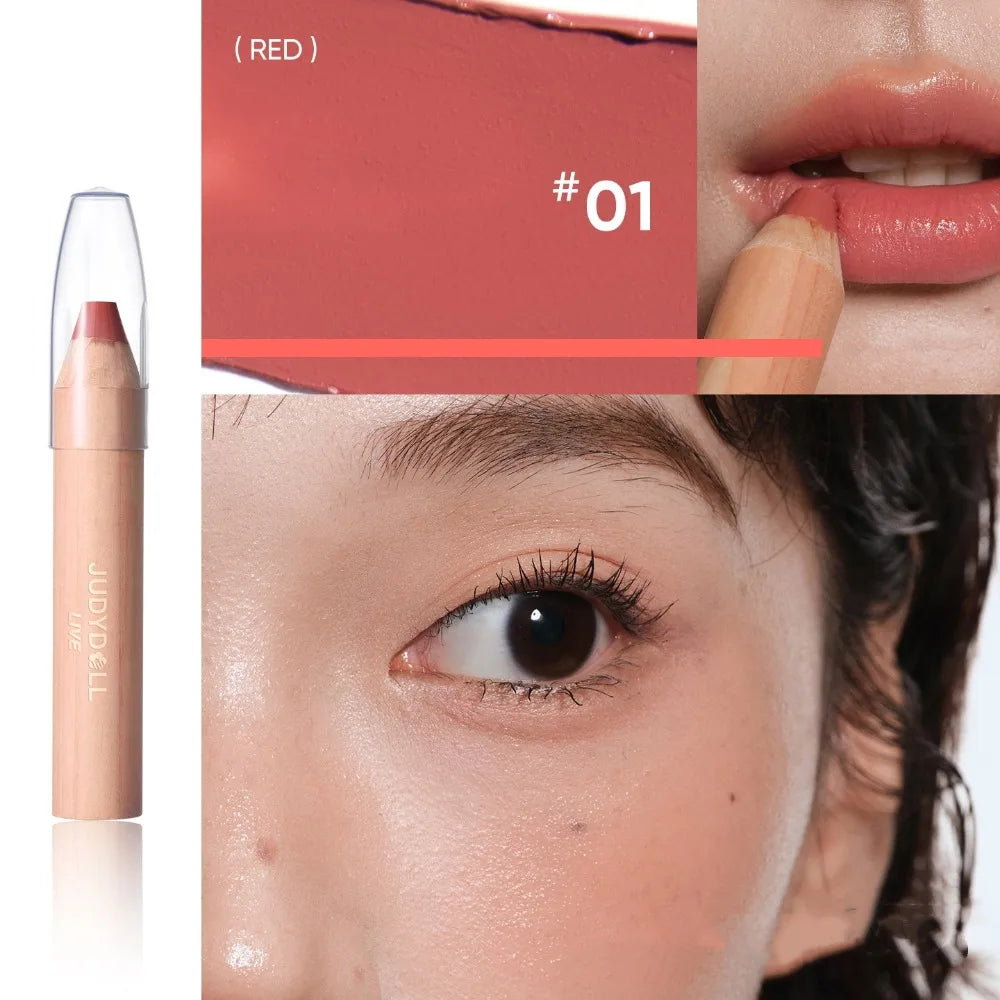 Judydoll Lip & Cheek Tint Pen – Waterproof Long-Lasting Color Lip & Cheek Tint PRIMED 01