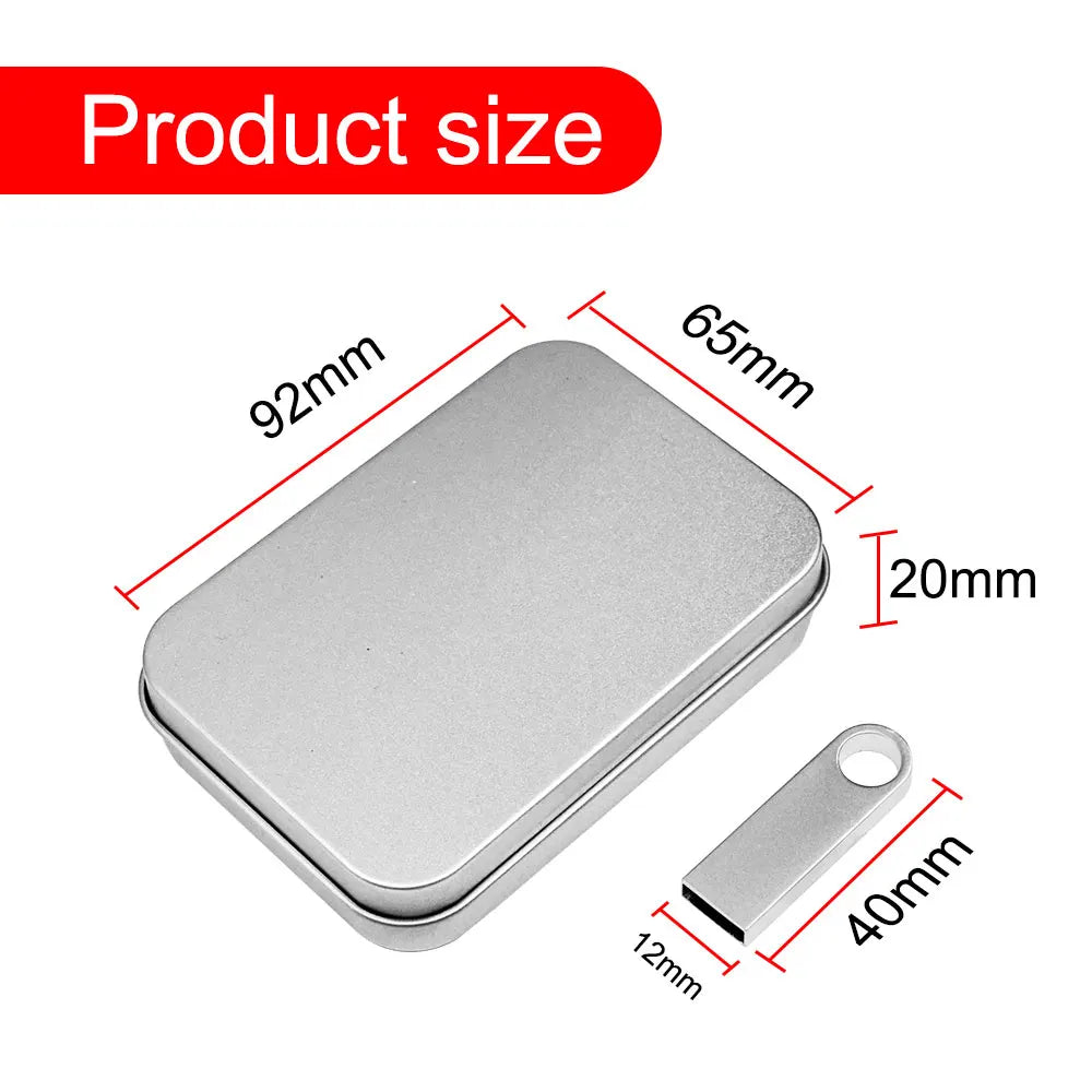 10-Pack Metal USB 2.0 Flash Drives 8–64GB | Free Custom Logo USB Flash Drive PRIMED