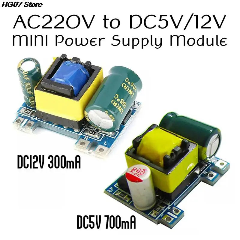 AC to DC 5V 700mA / 12V 300mA Isolated Mini Power Supply Module AC-DC Power Module PRIMED