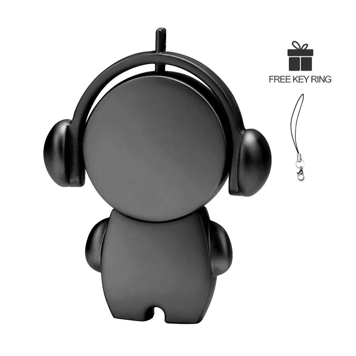 Cute Music Doll USB Flash Drive 4GB–128GB | Free Custom Logo USB Flash Drive PRIMED 16 GB Black China Mainland