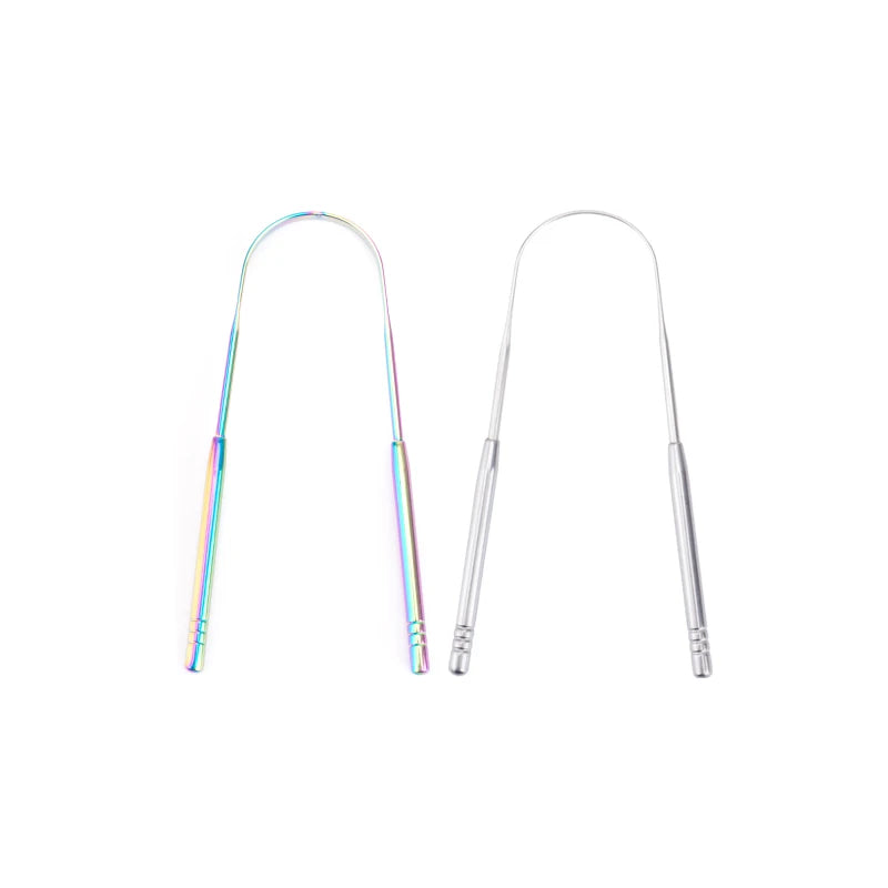 Stainless Steel Tongue Scraper 4 Colors | Fresh Breath Tool