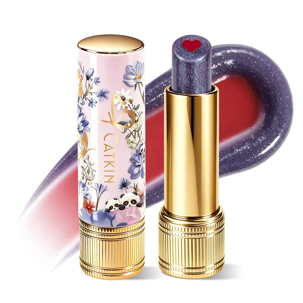 CATKIN Whiffle Dance Tinted Lip Balm – Dual-Core Moisturizer Tinted Lip Balm PRIMED C01 SMOKE MUSE