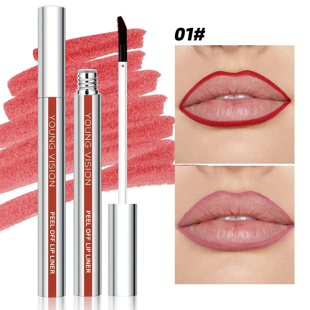 Peel Off Matte Lip Liner Pencil – Waterproof & Long Lasting Lip Liner Pencil PRIMED 01 2