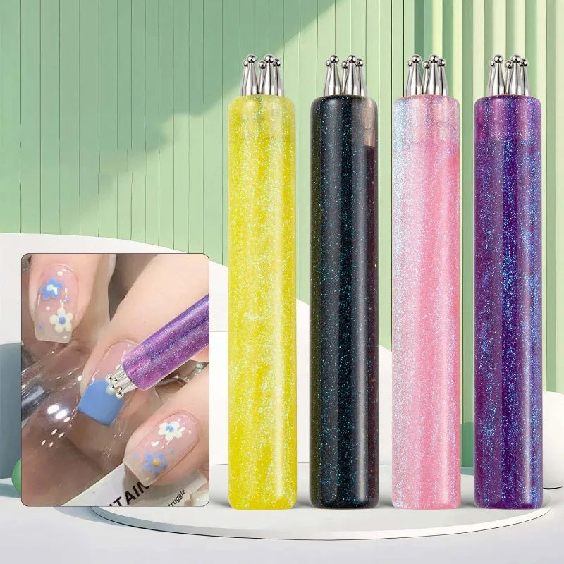 5-Petal Flower Nail Dotting Pen – DIY Nail Art Tool Nail Art Dotting Pen PRIMED