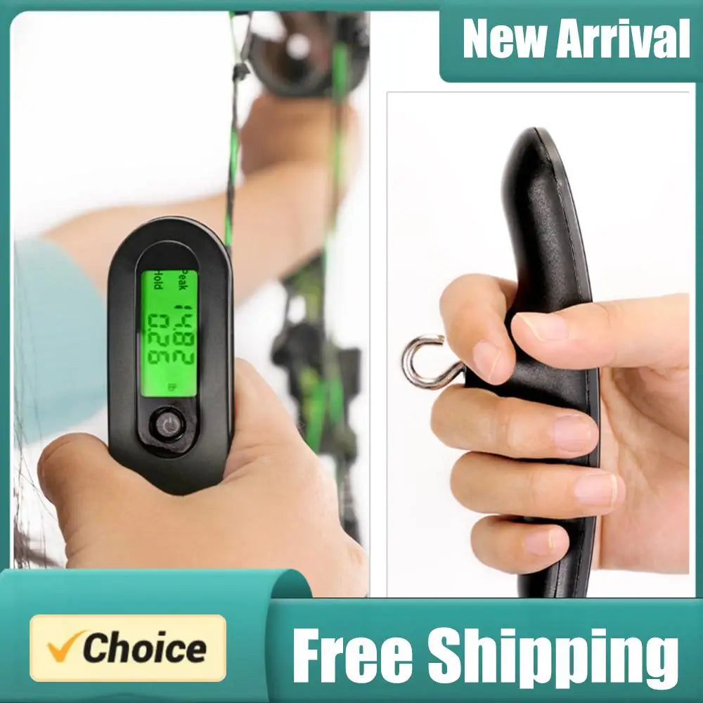 Digital Bow Scale 110 lbs LED Display – Archery Draw Weight Tool Archery Bow Scale PRIMED