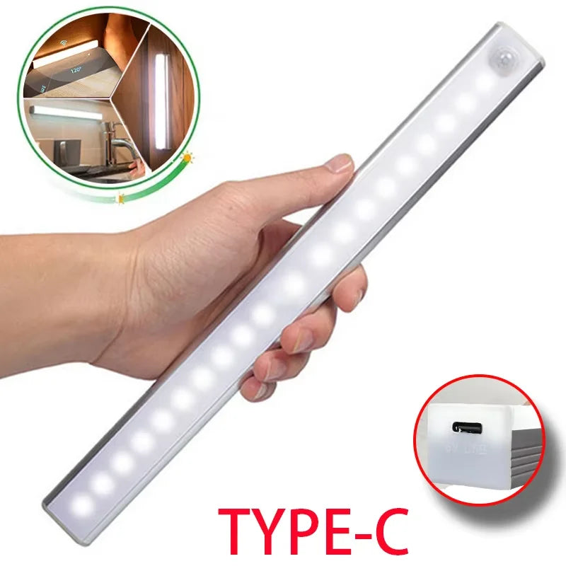 Wireless Motion Sensor LED Cabinet Light – USB-C Rechargeable LED Cabinet Light PRIMED