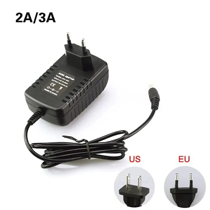 DC 12V Power Supply Adapter AC 100–240V | 1A 2A 3A LED Driver DC Power Adapter PRIMED