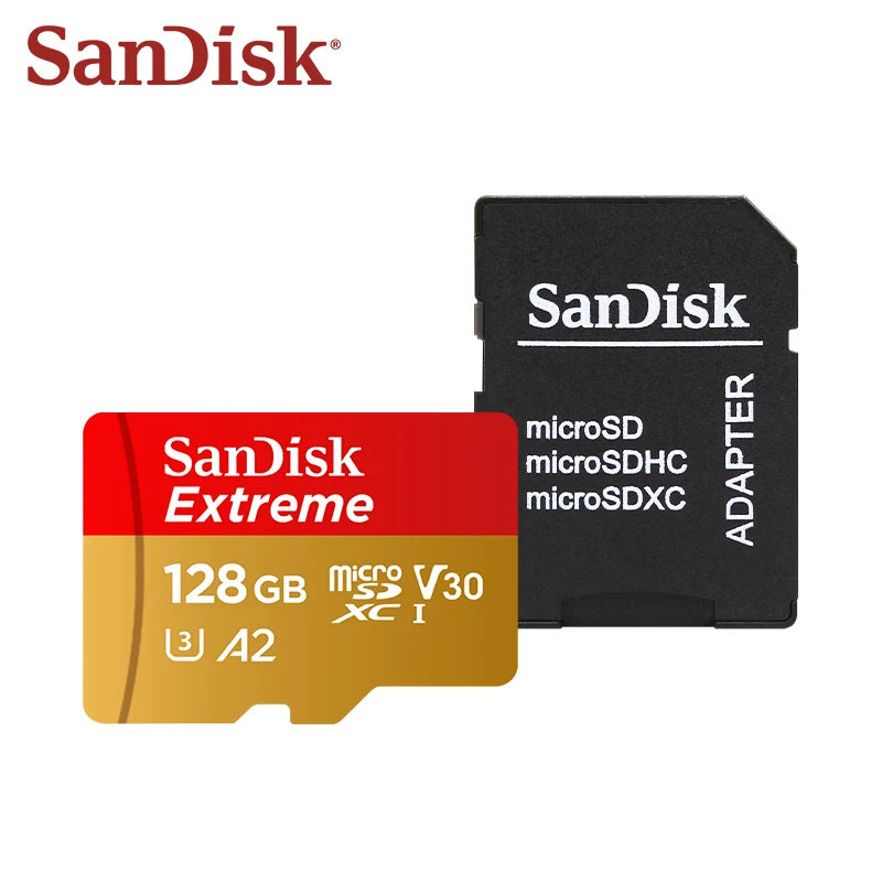SanDisk Micro SD Card 32GB–1TB | Up to 190MB/s A2 U3 V30