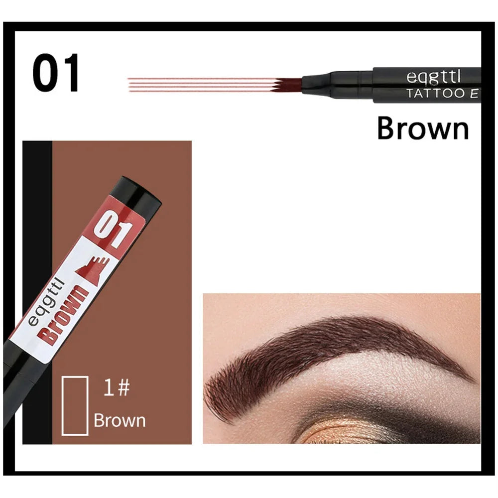 Waterproof Liquid Eyebrow Pencil – Long-Lasting & Natural