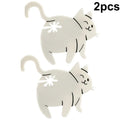 2PCS 3D Cat Butt Bag Clips – Funny Snack & Bread Sealer Novelty Bag Clip PRIMED C