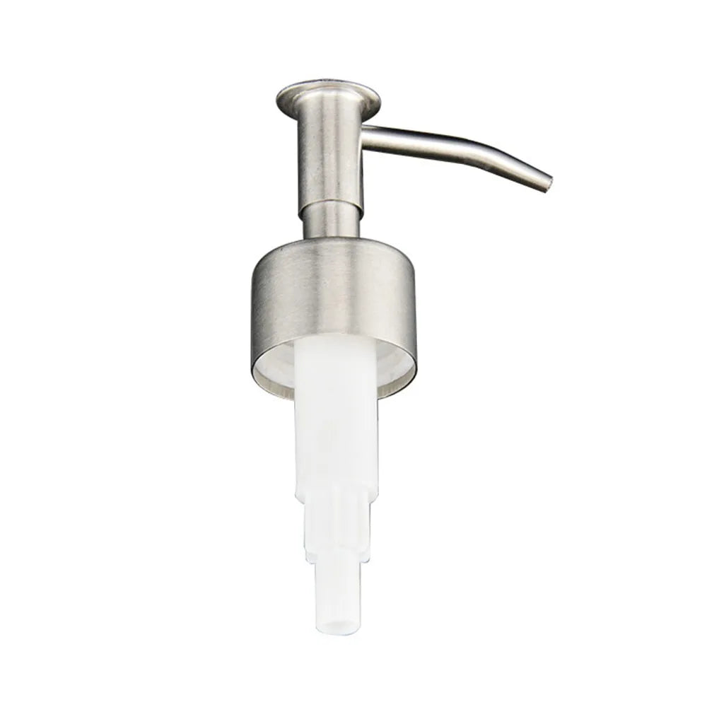 Stainless Steel Soap Pump Head 28mm Lotion Dispenser Nozzle