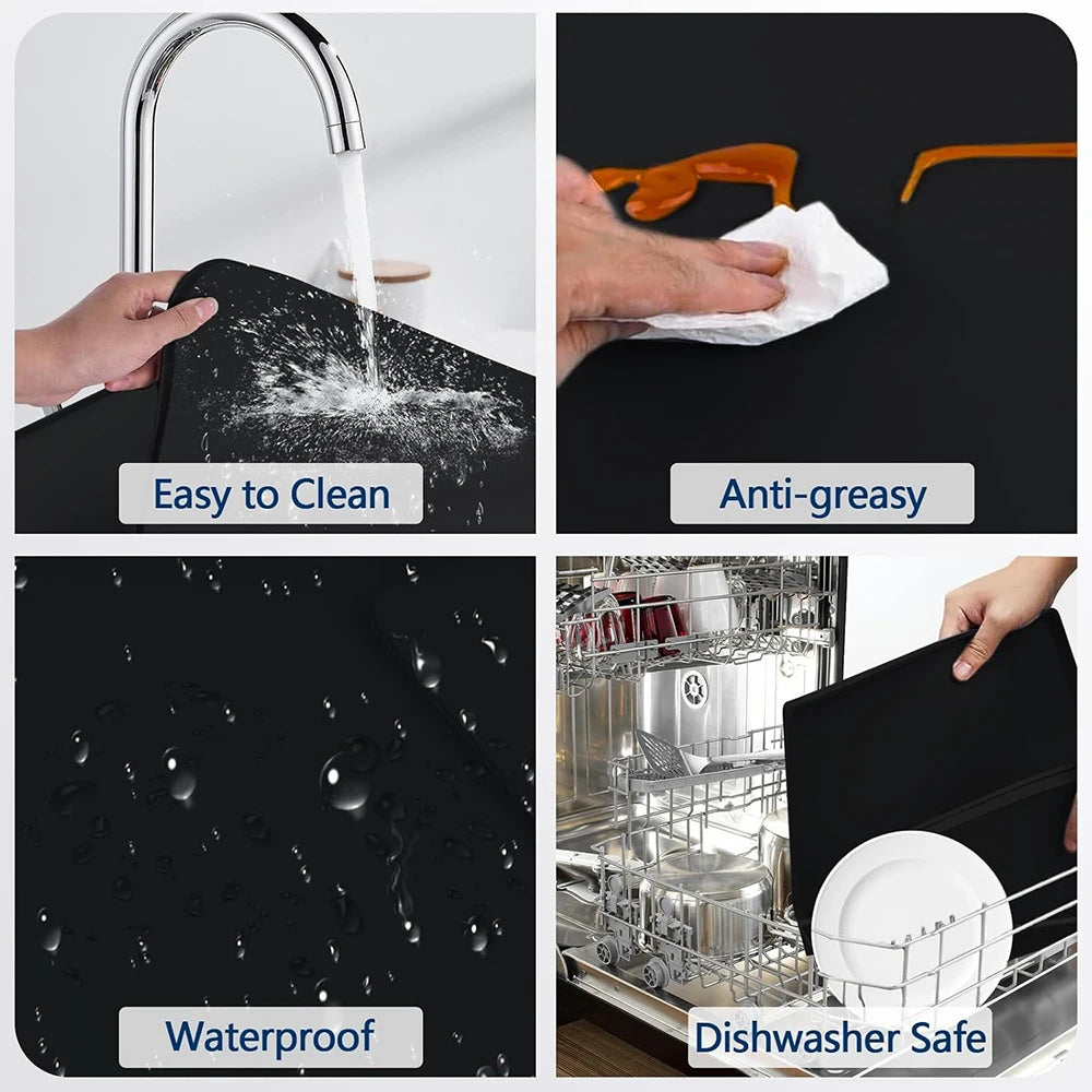 Silicone Washer & Dryer Topper Mat – Non-Slip Protector Appliance Topper Mat PRIMED