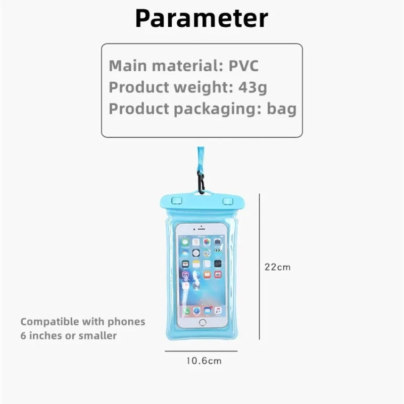 Waterproof Phone Pouch Touchscreen Dry Bag for Swimming Waterproof Phone Pouch PRIMED