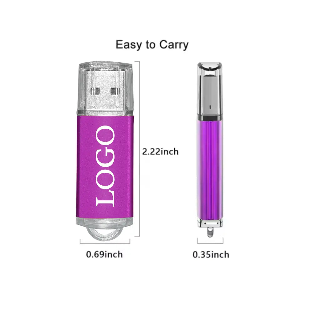 200PCS Custom USB Flash Drives 4GB–64GB | Bulk Laser Logo USB Flash Drive PRIMED