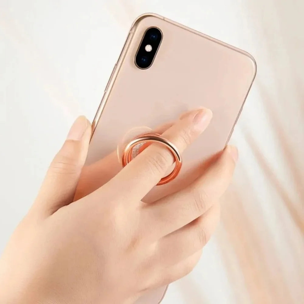 Ultra-Thin Finger Ring Phone Holder – 360° Rotation Kickstand Phone Ring Holder PRIMED
