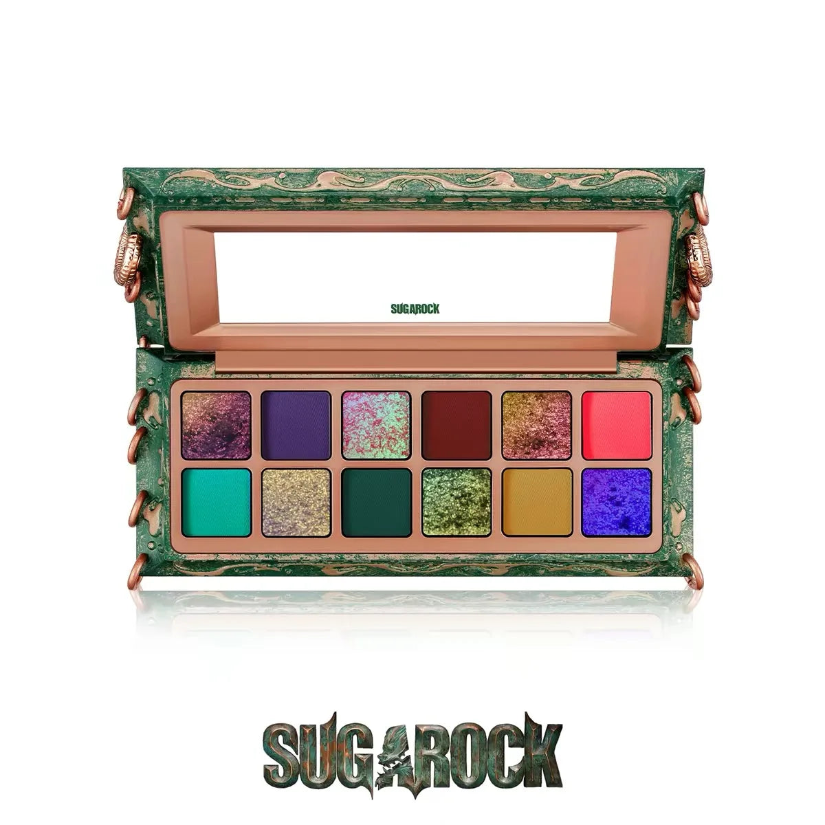 Sugarock Dark Dust 12-Color Gothic Shimmer Eyeshadow Palette