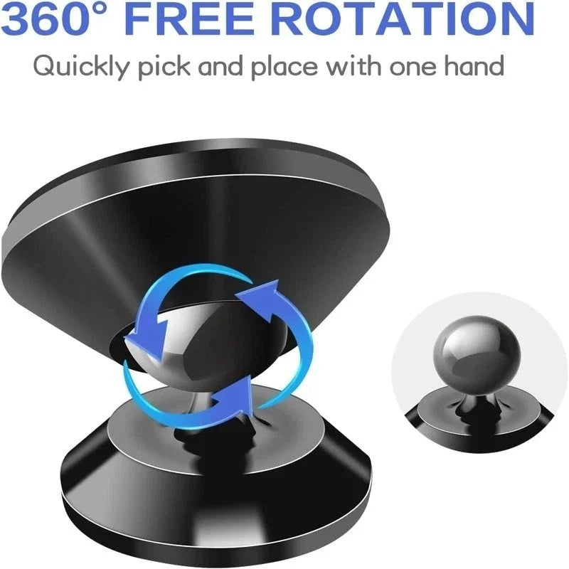 Magnetic Car Phone Holder 360° Dashboard Mount – Universal Magnetic Phone Mount PRIMED