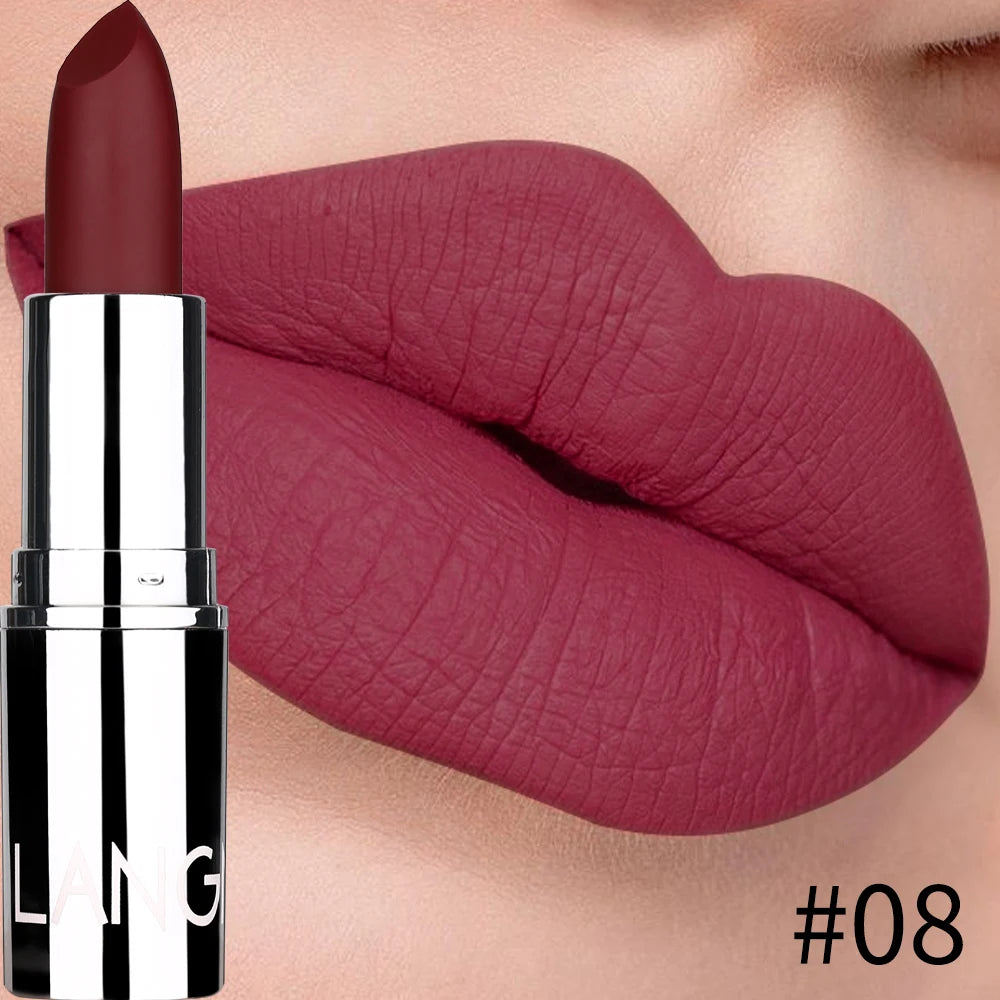 Velvet Matte Lipstick 8 Colors | Non-Stick, Long-Lasting