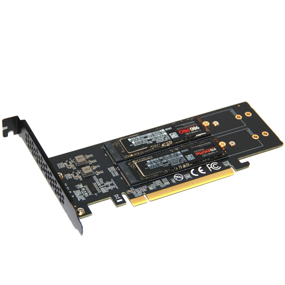 M.2 NVMe PCIe 4.0 x16/x8 Expansion Card – 4-Port SSD Adapter PCIe NVMe Expansion Card PRIMED