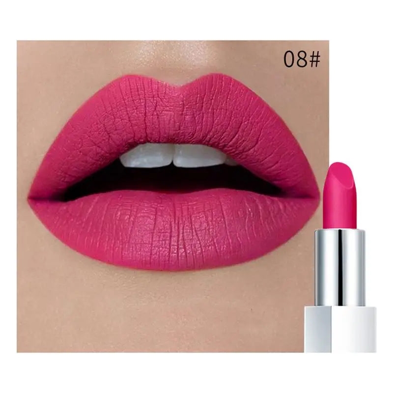Pudaier Waterproof Matte Lipstick – Vitamin E, 17 Shades