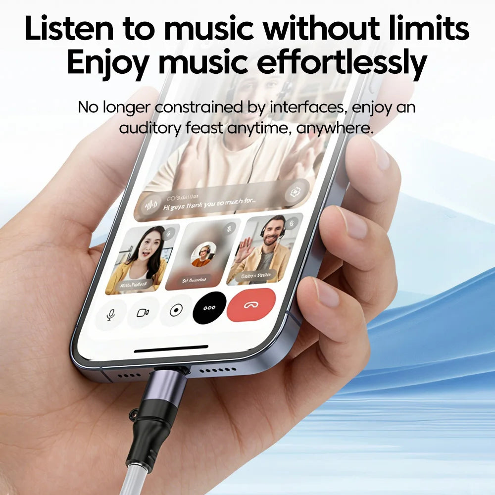 USB-C to 3.5mm DAC Audio Adapter – iPhone 15/16/17 & Samsung Audio Adapter PRIMED