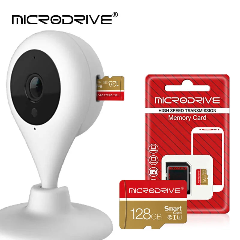 MicroDrive Class 10 Micro SD Card 8GB–128GB + SD Adapter Flash Memory Card PRIMED