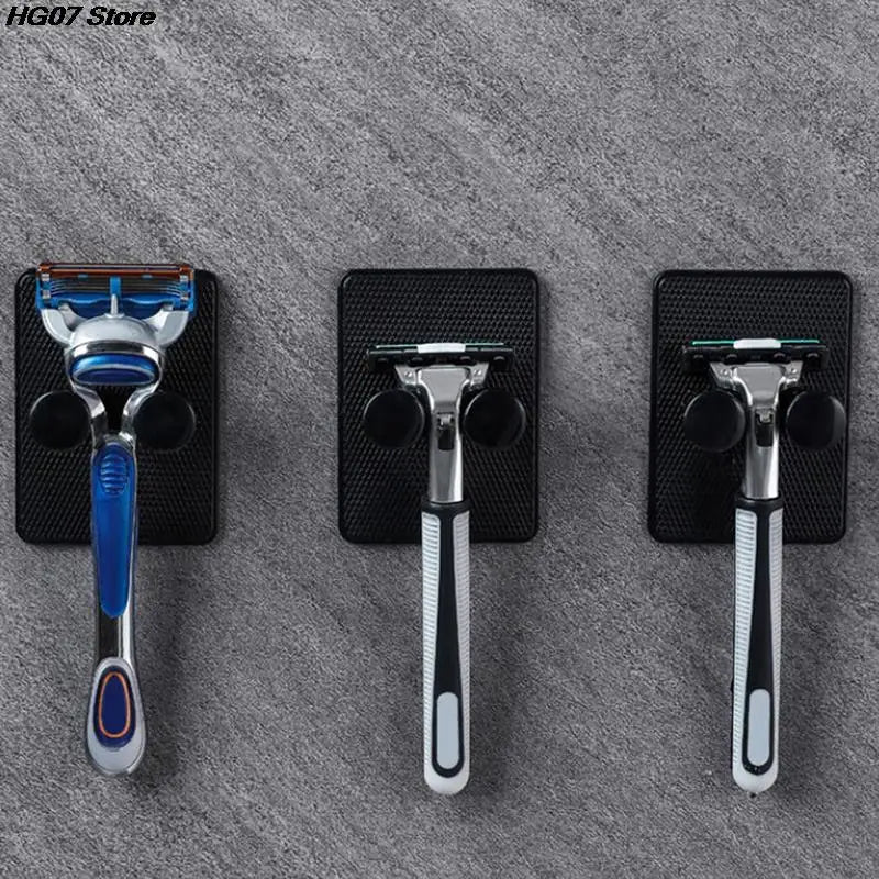 Wall-Mounted Razor Holder Waterproof Shaver Storage Hook