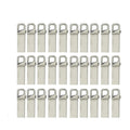 50PCS Custom Logo Metal USB Flash Drive 2.0 | 4GB–64GB Custom USB Flash Drive PRIMED silver 2GB