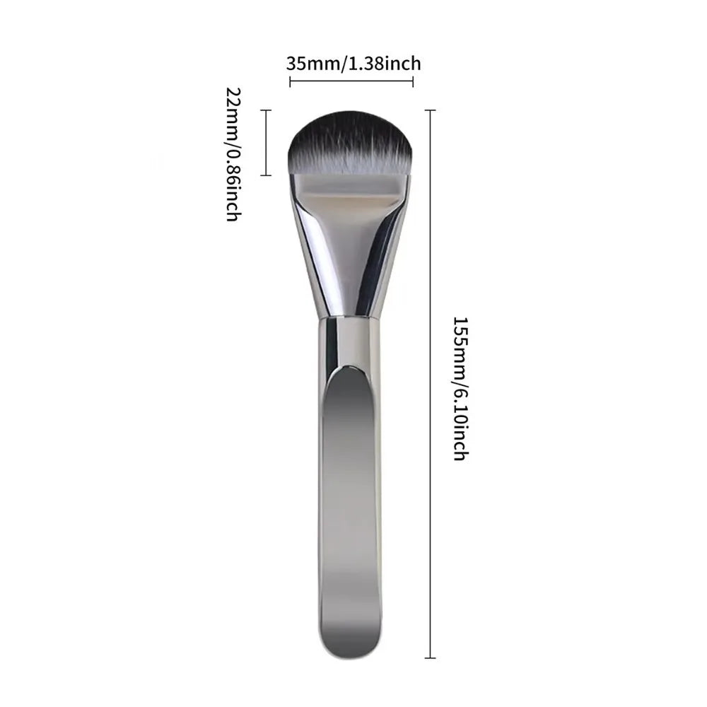 Ultra-Thin Flat Foundation & Concealer Brush – Soft Synthetic