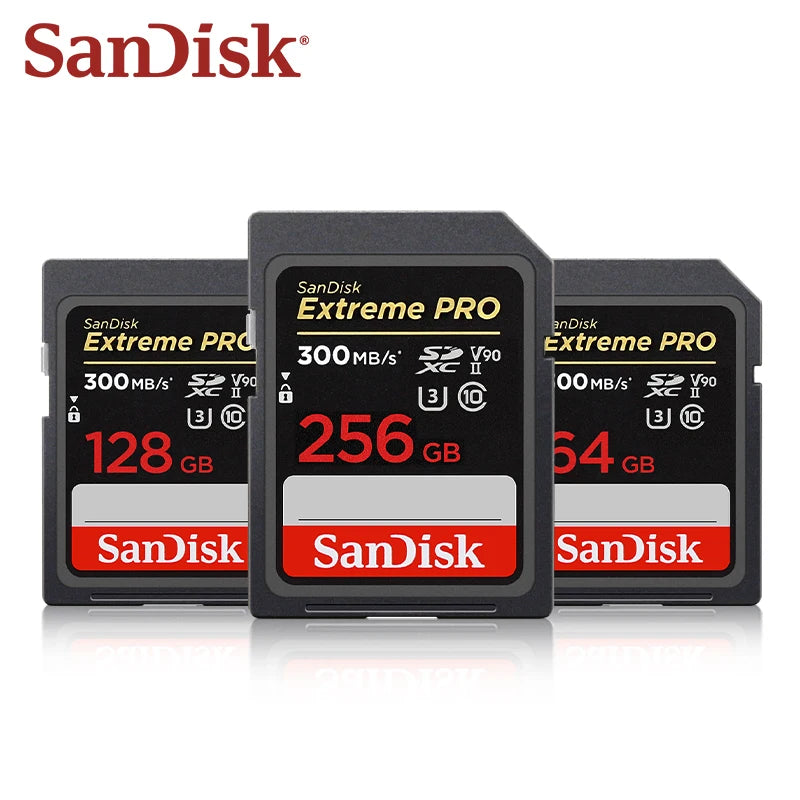 SanDisk V90 SD Card 300MB/s – 8K Ultra HD U3 C10 DSLR SD Memory Card PRIMED