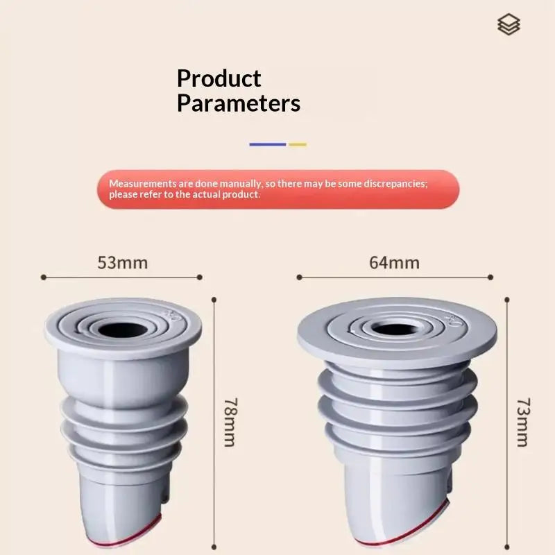 Silicone Floor Drain Seal Ring – Anti-Odor Sewer Pipe Plug