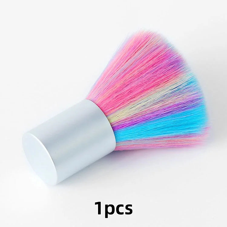 Rainbow Nail Dust Brush – Soft Bristle Acrylic & UV Cleaner