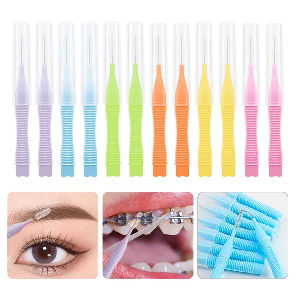 Mini Eyebrow & Eyelash Brushes | Lash Extension Tool 5/10 Pcs Eyelash Makeup Brush PRIMED