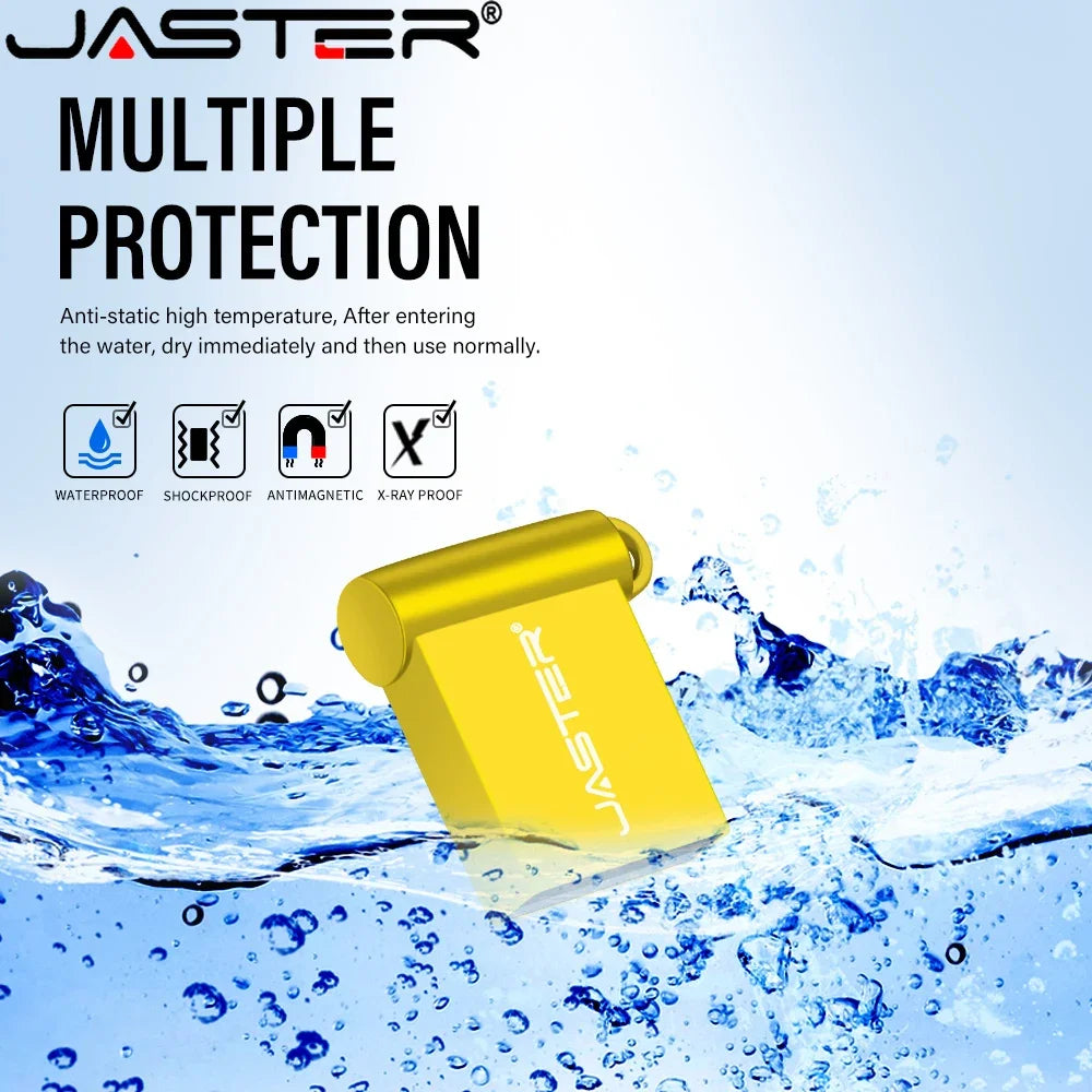 10-Pack Mini Metal USB Flash Drives | Free Custom Logo 128GB USB Flash Drive PRIMED