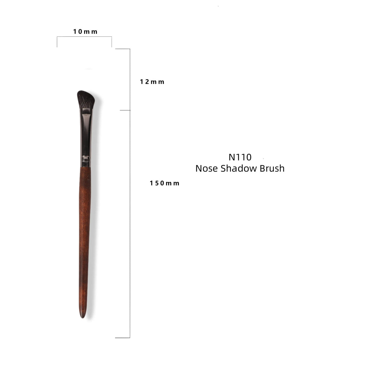 Goat Hair Makeup Brush Set – Foundation, Blush & Eyeshadow