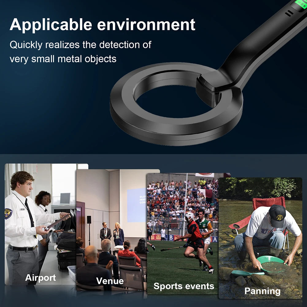 Handheld Metal Detector 360° Scan | 3 Modes – Gold & Coin Handheld Metal Detector PRIMED