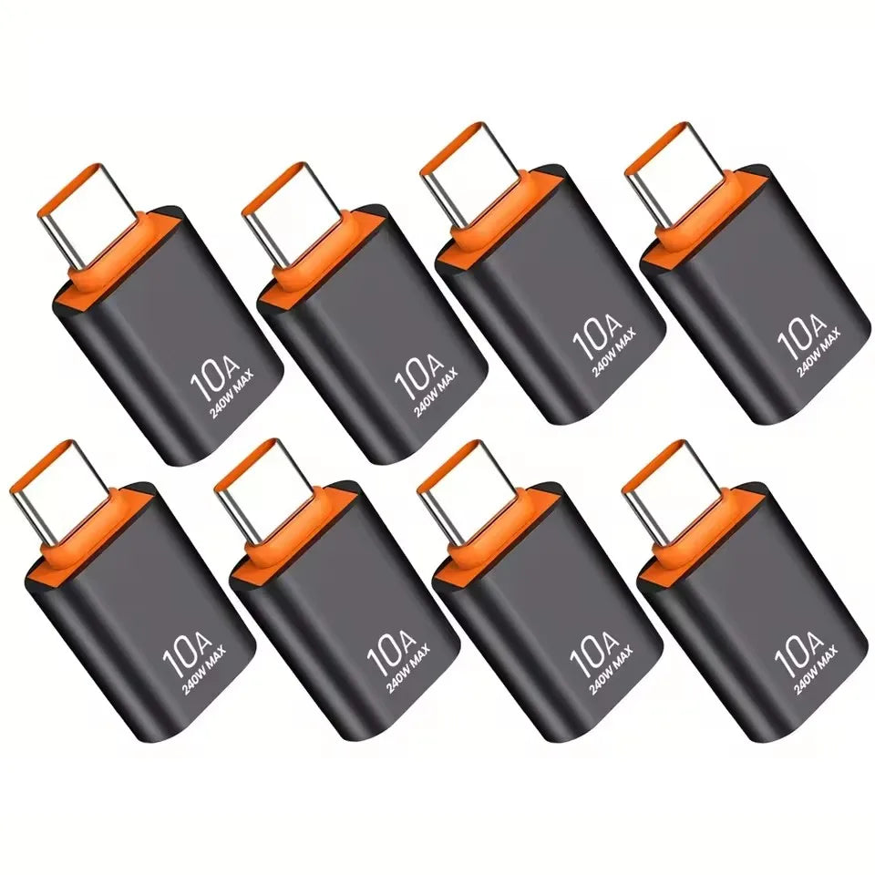 USB-C to USB-A OTG Adapter | Fast Data Transfer for All Devices USB OTG Adapter PRIMED 8pcs Type C Male