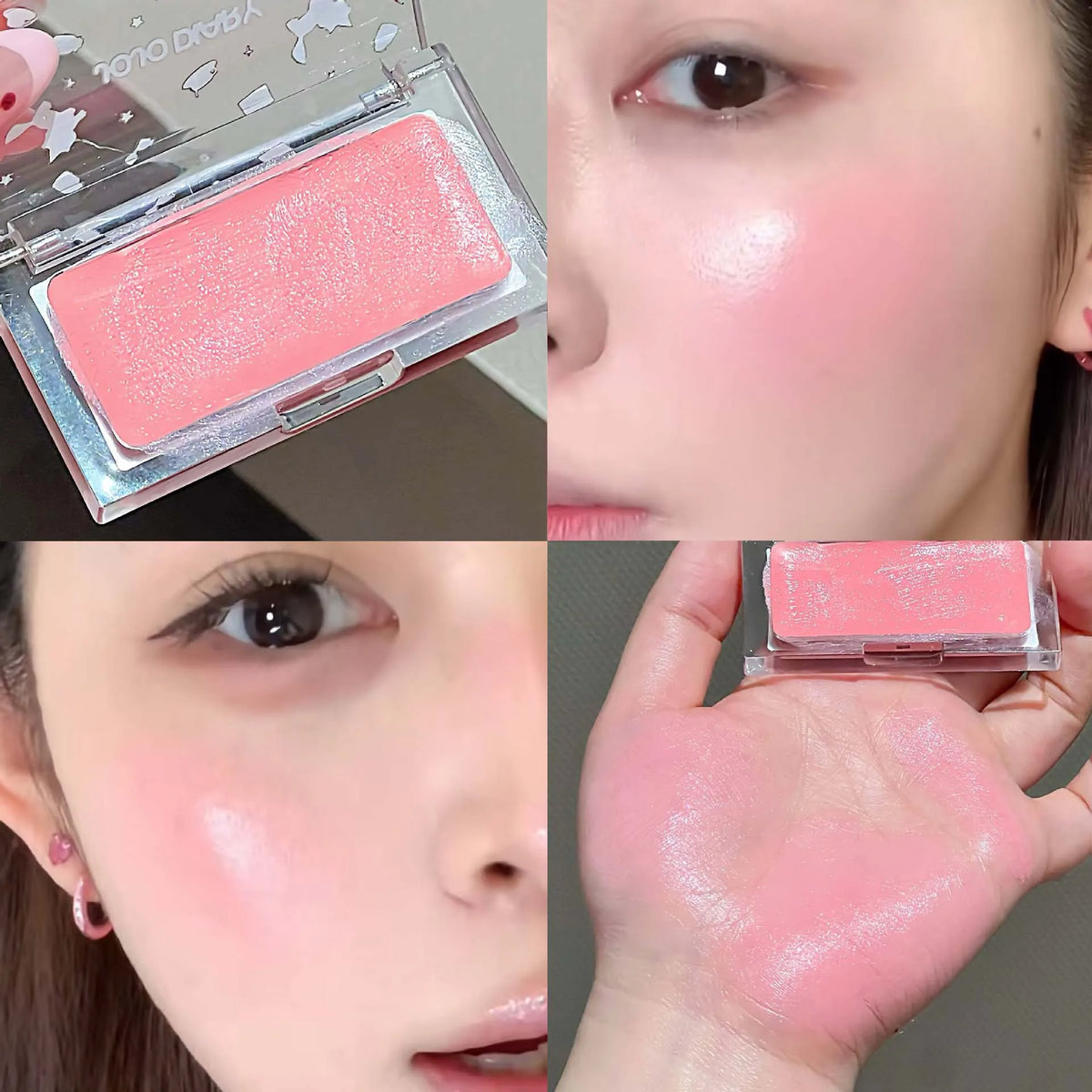 Water Gloss Cream Blush – Peach Pink Moisturizing Makeup