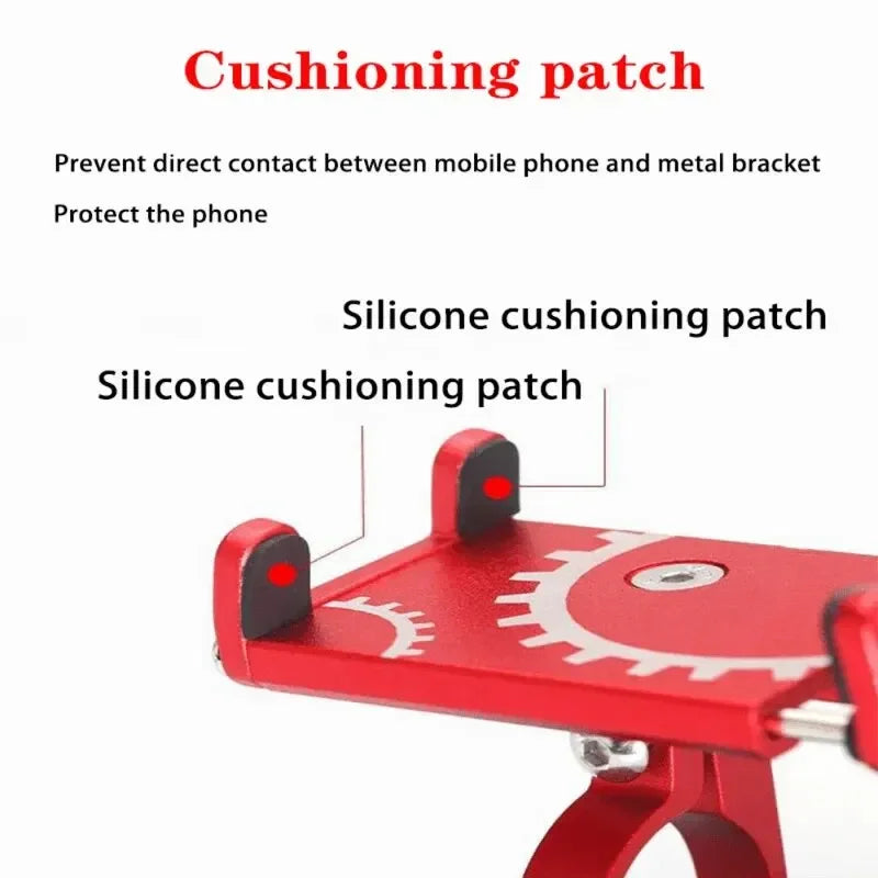 Universal Bike & Motorcycle Phone Mount | Metal Handlebar Clip Bike Phone Mount PRIMED