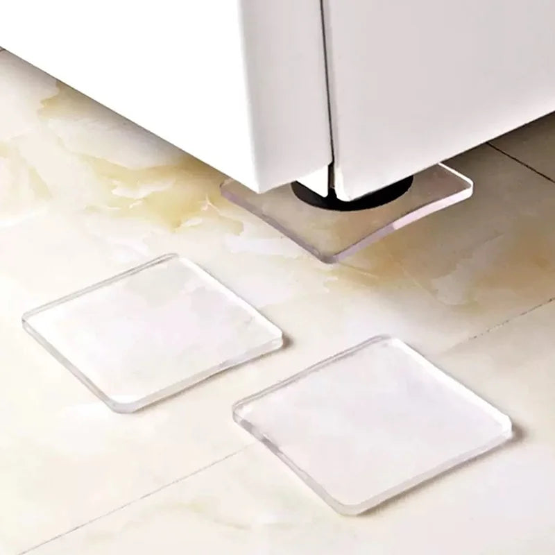 Silicone Non-Slip Pads 4/12 Pcs – Anti-Vibration Grip Mat