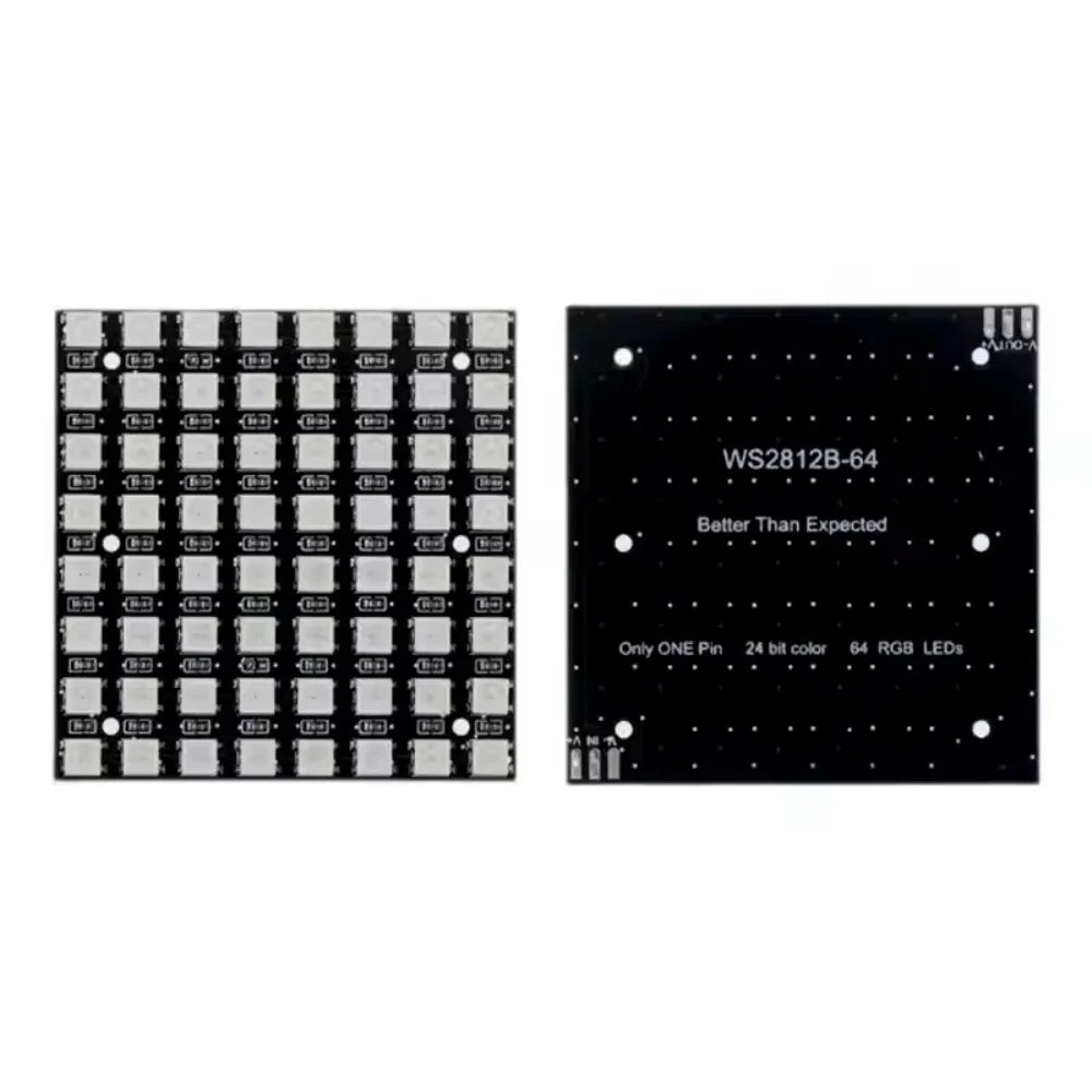 WS2812B 8x8 RGB LED Matrix Module – 64 Addressable Pixels RGB LED Matrix Module PRIMED