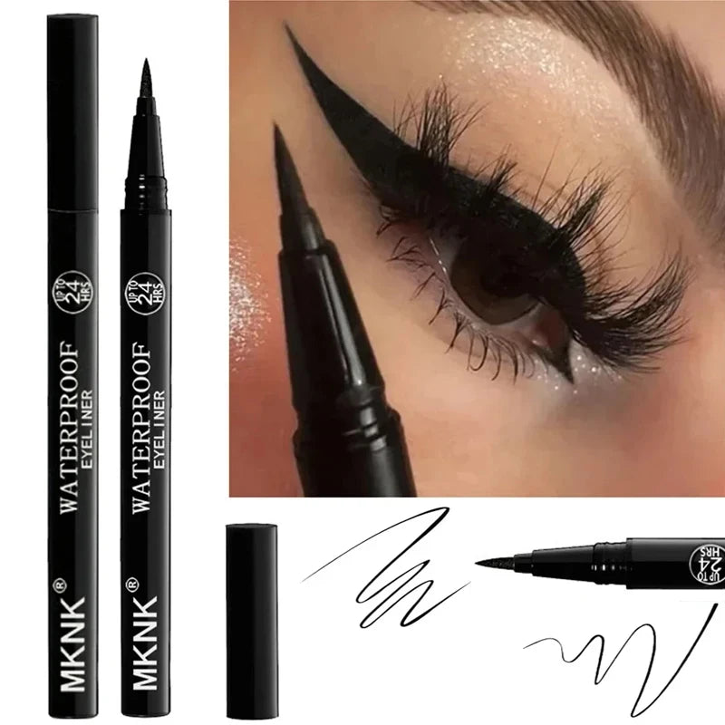 Ultra-Fine Matte Liquid Eyeliner – Waterproof Quick-Dry Black Liquid Eyeliner PRIMED