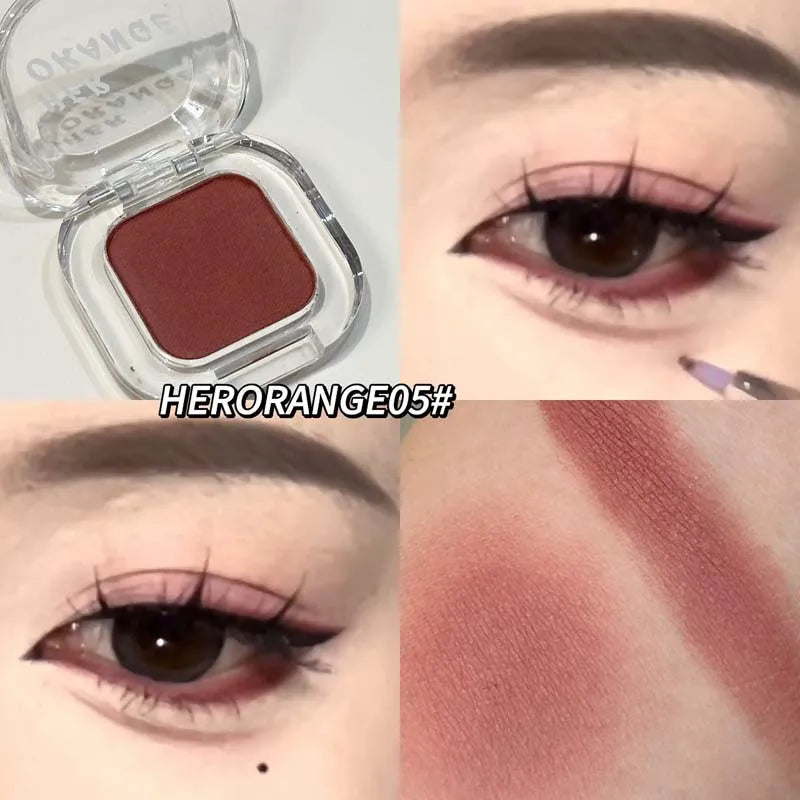 Red Brown Matte Eyeshadow Palette – Waterproof Shimmer Contour