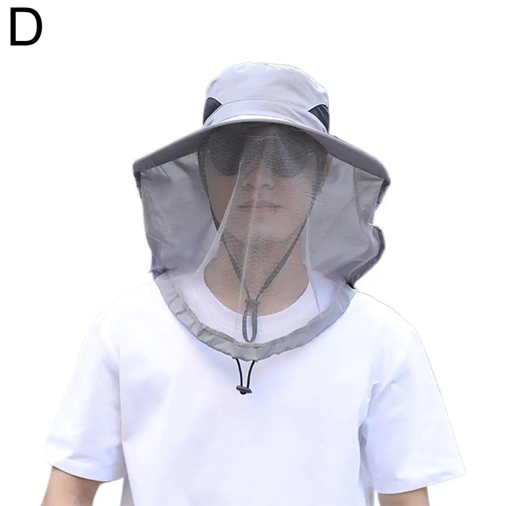 Mosquito Head Net Hat – Full Mesh Bug Protection Outdoor Cap
