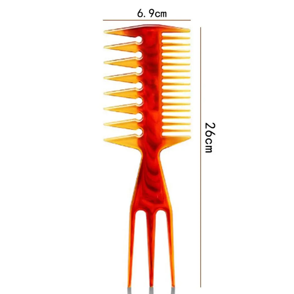 Wide Tooth Double-Sided Men's Barber Comb | Wood Hair Styling
