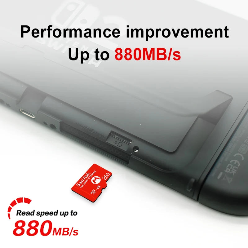SanDisk 256GB MicroSDXC Express Card – Nintendo Switch 2 MicroSD Memory Card PRIMED